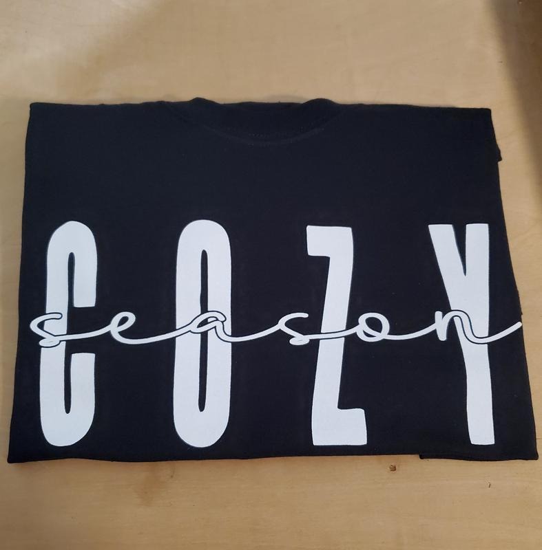 Cozy Season Screen Print Transfer ONLY- This is NOT a T-Shirt Hoodie, Sweatshirt | CiraTrend.com