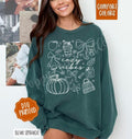Cozy Vibes Comfort Colors Sweatshirt, Trendy Fall Crewneck T-Shirts, Hoodie | CiraTrend.com