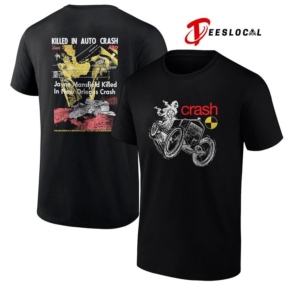 Crash film star James Dean killed in auto crach shirt