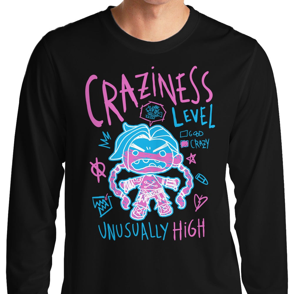 Craziness Level - Long Sleeve T-Shirt Hoodie, Sweatshirt | CiraTrend.com (Image 3)