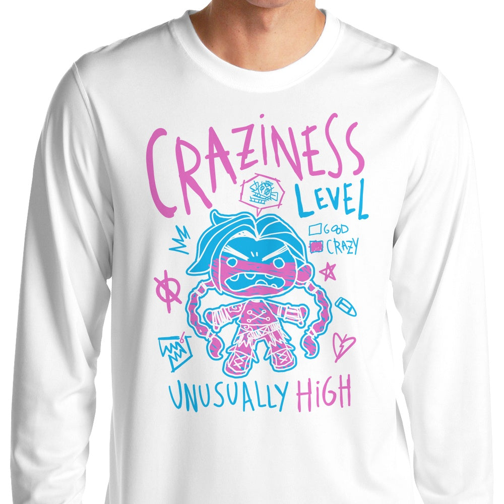 Craziness Level - Long Sleeve T-Shirt Hoodie, Sweatshirt | CiraTrend.com (Image 4)