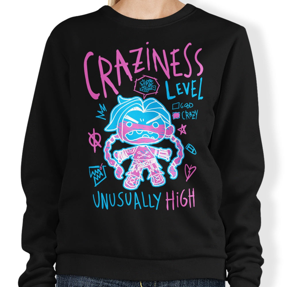 Craziness Level - Sweatshirt T-Shirts, Hoodie | CiraTrend.com (Image 3)