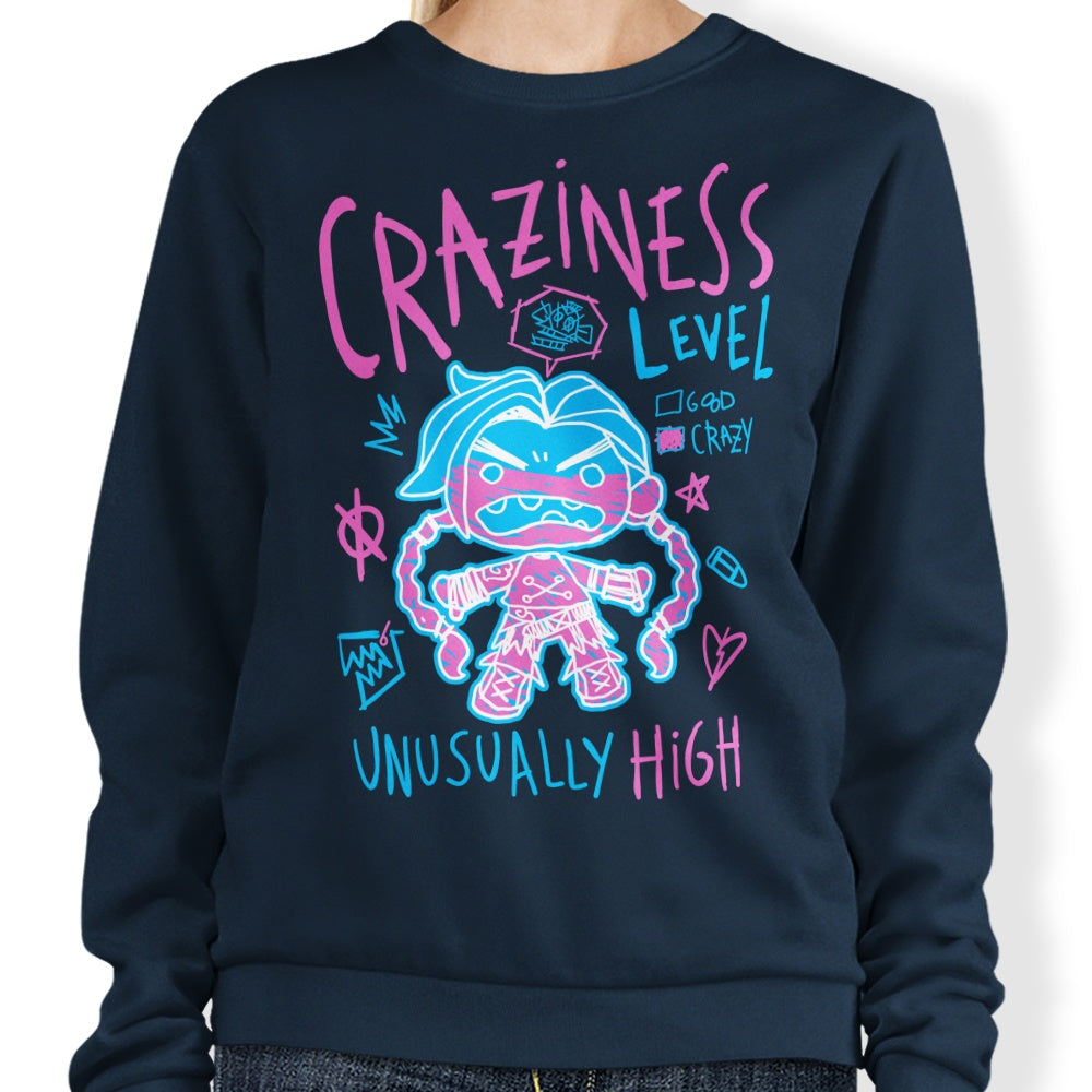 Craziness Level - Sweatshirt T-Shirts, Hoodie | CiraTrend.com (Image 1)