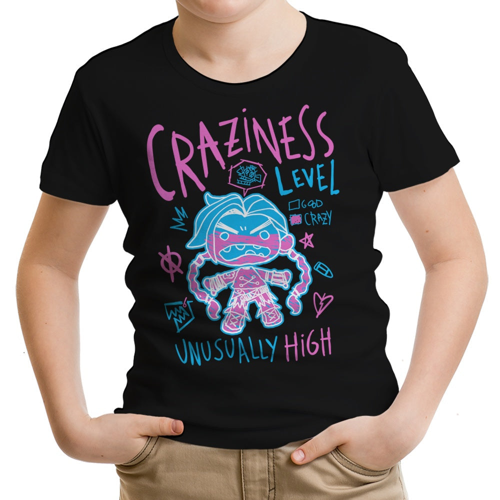 Craziness Level - Youth Apparel T-Shirts, Hoodie, Sweatshirt | CiraTrend.com (Image 2)