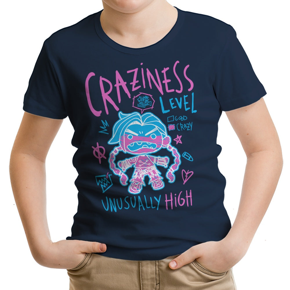 Craziness Level - Youth Apparel T-Shirts, Hoodie, Sweatshirt | CiraTrend.com (Image 1)