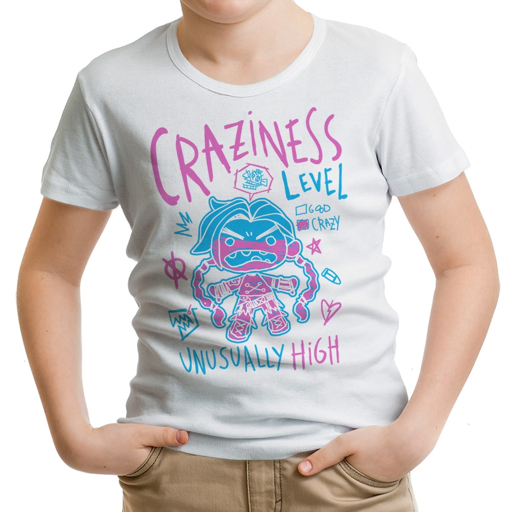 Craziness Level - Youth Apparel T-Shirts, Hoodie, Sweatshirt | CiraTrend.com (Image 3)
