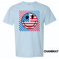 Crazy Patriotic Happy Face Comfort Colors T-Shirt 'NLB' Hoodie, Sweatshirt | CiraTrend.com