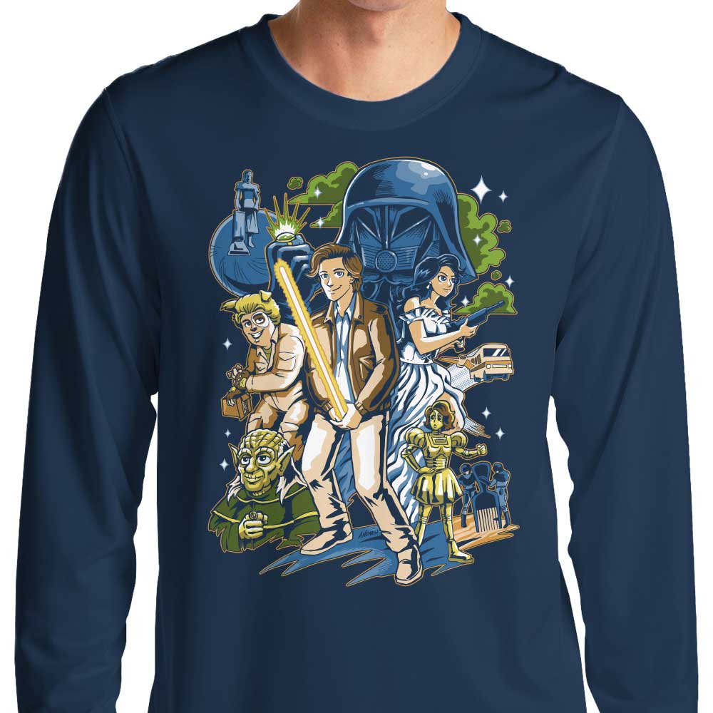 Crazy Space - Long Sleeve T-Shirt Hoodie, Sweatshirt | CiraTrend.com (Image 3)