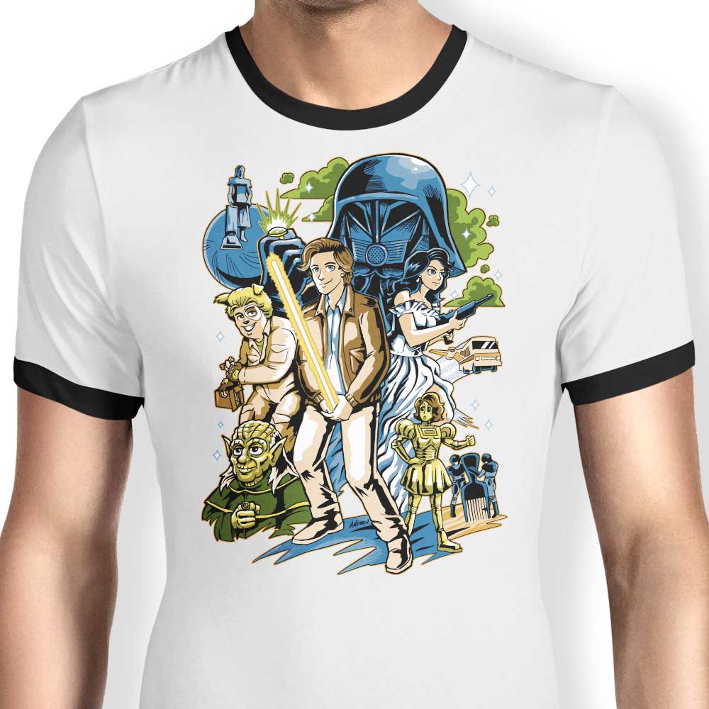 Crazy Space - Ringer T-Shirt Hoodie, Sweatshirt | CiraTrend.com (Image 1)