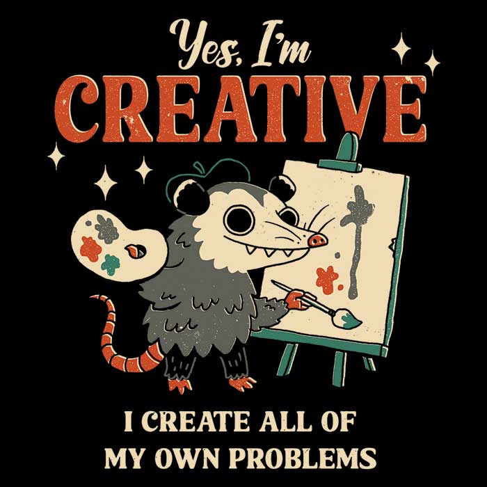 Creative Possum - Long Sleeve T-Shirt Hoodie, Sweatshirt | CiraTrend.com (Image 2)