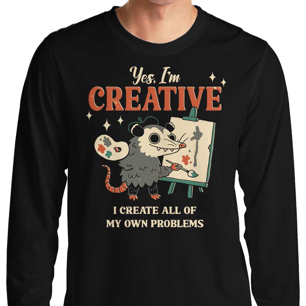 Creative Possum - Long Sleeve T-Shirt Hoodie, Sweatshirt | CiraTrend.com (Image 1)