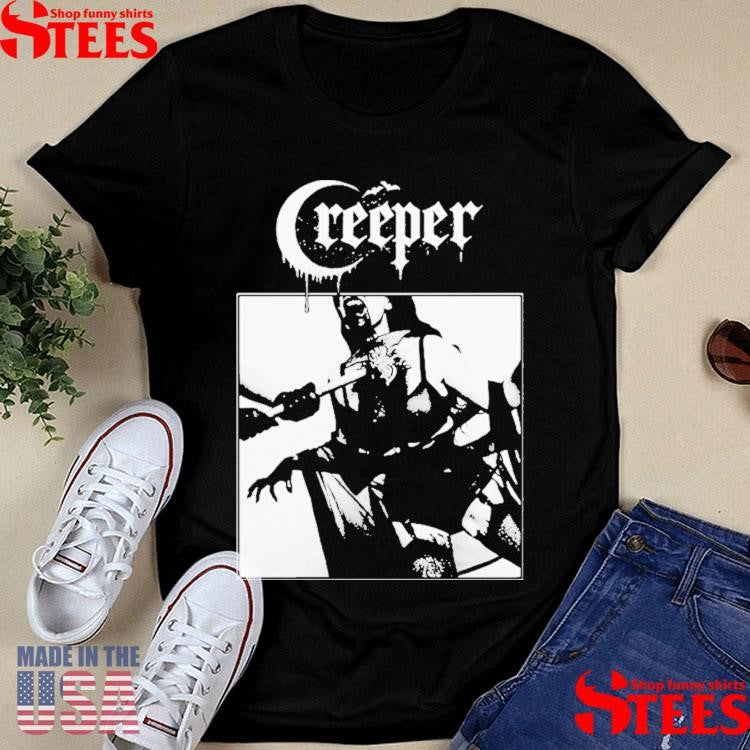 Creeper Spat Out Of Heaven Now We Are All Hellbound Headstones T-shirt