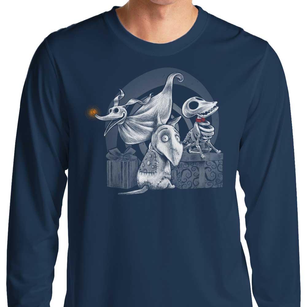 Creepy Dogs - Long Sleeve T-Shirt Hoodie, Sweatshirt | CiraTrend.com (Image 3)