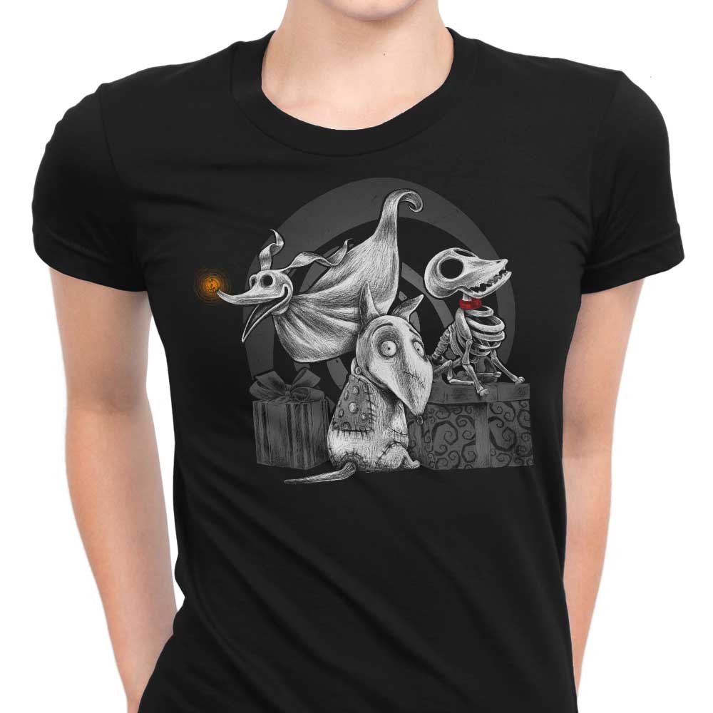 Creepy Dogs - Women's Apparel T-Shirts, Hoodie, Sweatshirt | CiraTrend.com (Image 1)