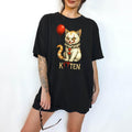 Creepy Kitten - T-Shirt, Unisex T-Shirt, Funny Tee, Comfortable Shirt,  Hallowen Theme Hoodie, Sweatshirt | CiraTrend.com