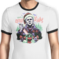 Creepy Xmas - Ringer T-Shirt Hoodie, Sweatshirt | CiraTrend.com (Image 1)