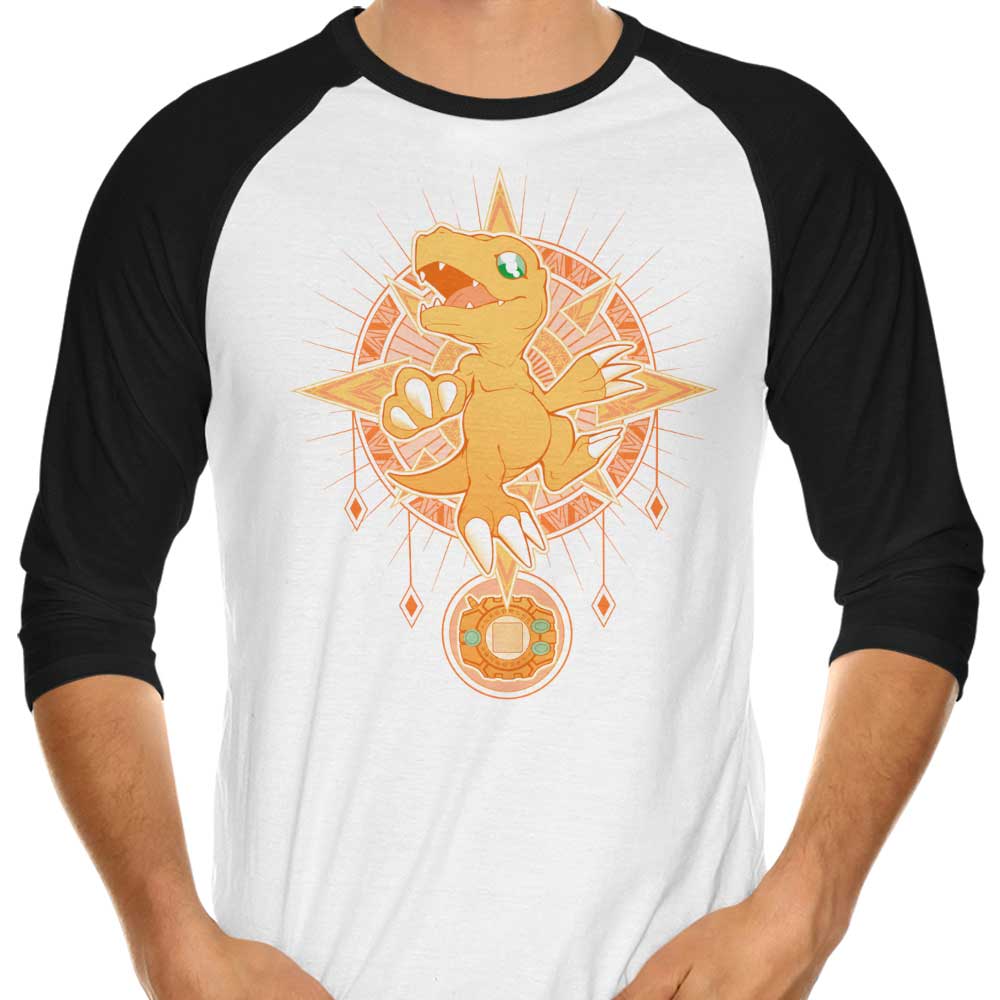 Crest of Courage - 3/4 Sleeve Raglan T-Shirt Hoodie, Sweatshirt | CiraTrend.com (Image 1)