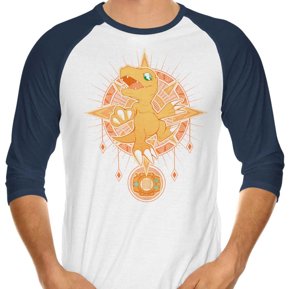 Crest of Courage - 3/4 Sleeve Raglan T-Shirt Hoodie, Sweatshirt | CiraTrend.com (Image 3)