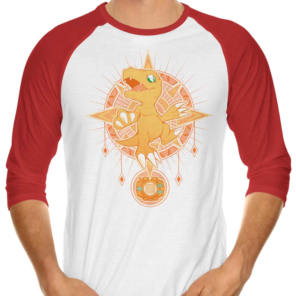 Crest of Courage - 3/4 Sleeve Raglan T-Shirt Hoodie, Sweatshirt | CiraTrend.com (Image 4)