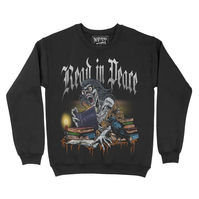 Crewneck Sweatshirt - Read In Peace T-Shirts, Hoodie | CiraTrend.com