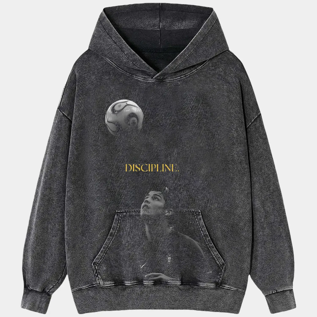 Cristiano Ronaldo Discipline Tee Hoodie, Sweatshirt | CiraTrend.com (Image 2)