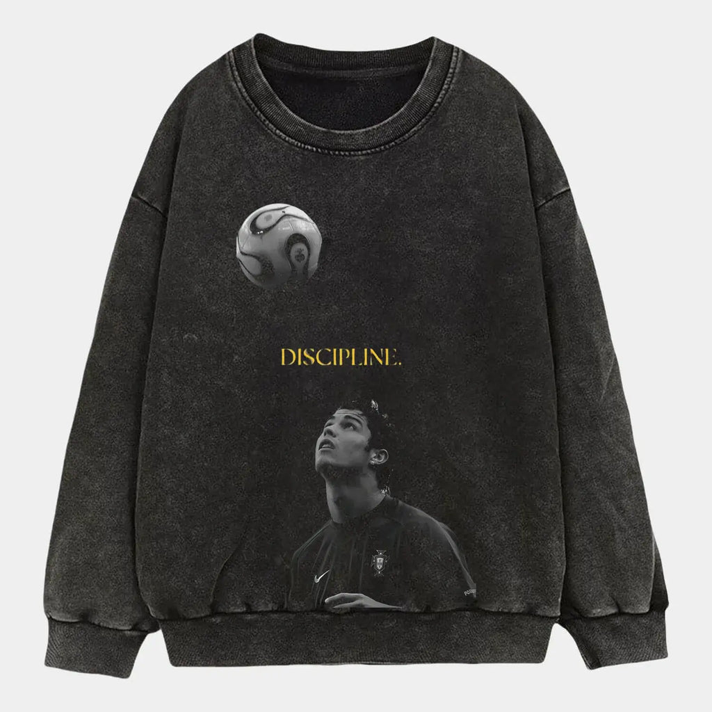 Cristiano Ronaldo Discipline Tee Hoodie, Sweatshirt | CiraTrend.com (Image 3)