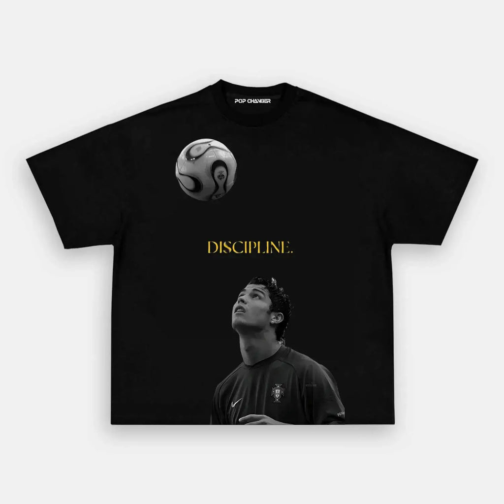 Cristiano Ronaldo Discipline Tee Hoodie, Sweatshirt | CiraTrend.com (Image 1)