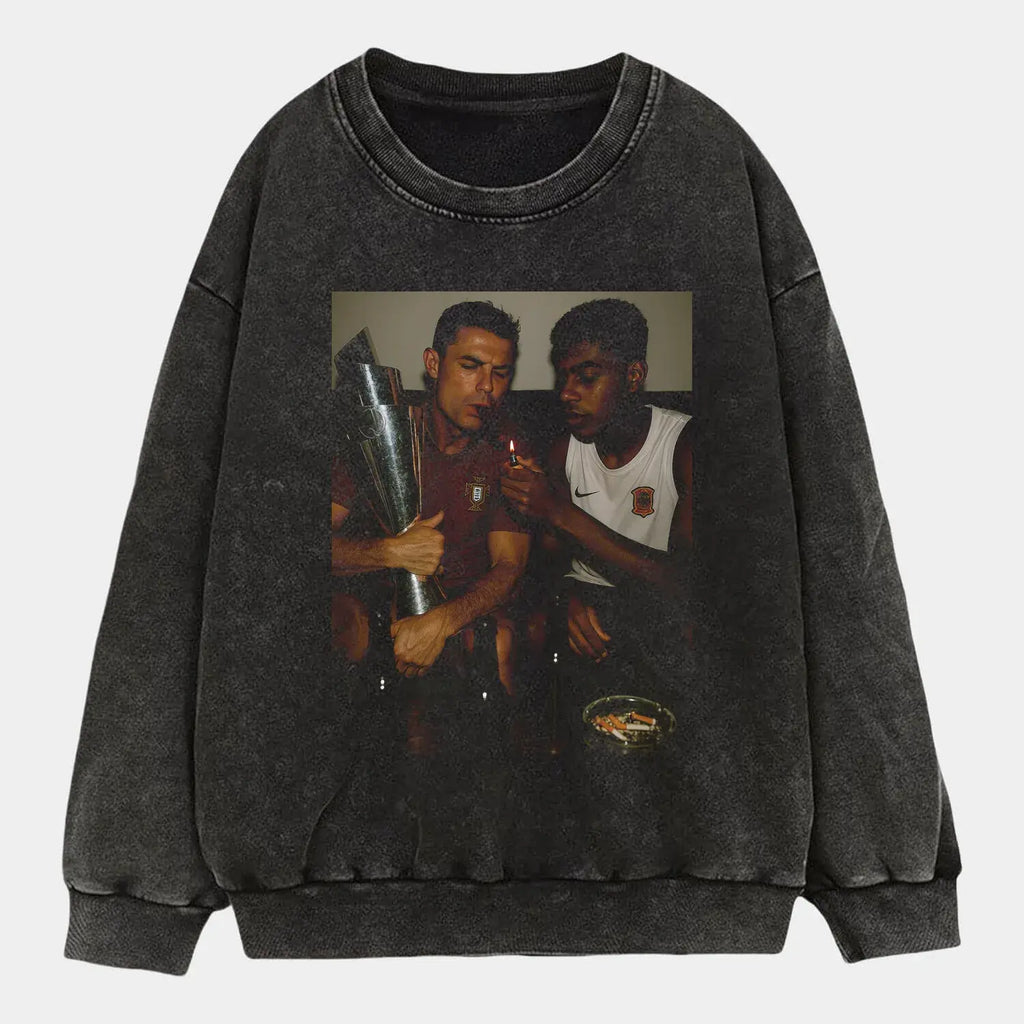 Cristiano Ronaldo & LAMINE YAMAL Tee Hoodie, Sweatshirt | CiraTrend.com (Image 3)