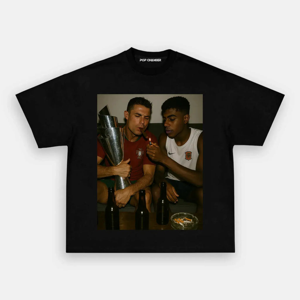 Cristiano Ronaldo & LAMINE YAMAL Tee Hoodie, Sweatshirt | CiraTrend.com (Image 1)