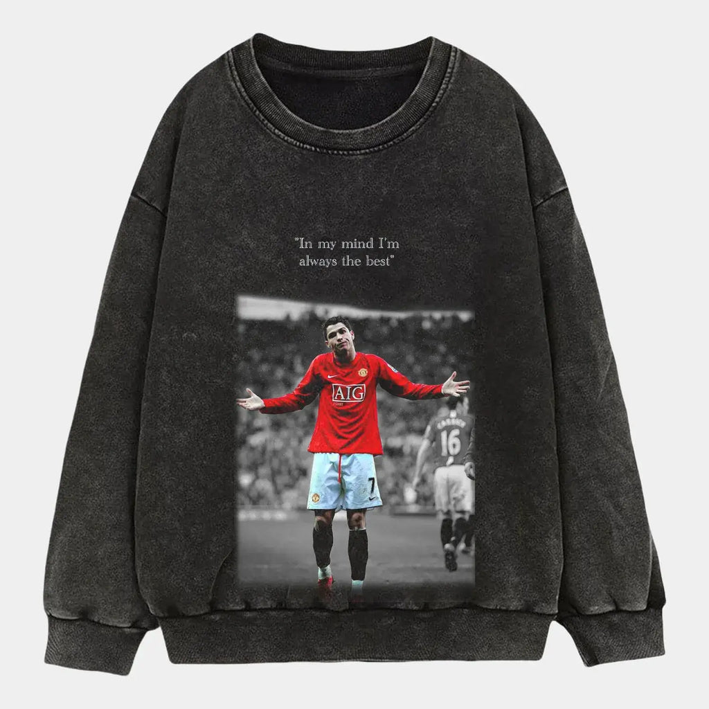 Cristiano Ronaldo Ã¢â‚¬â€Ã¢â‚¬â€I am the best Tee Hoodie, Sweatshirt | CiraTrend.com (Image 3)