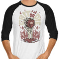 Crit or Die - 3/4 Sleeve Raglan T-Shirt Hoodie, Sweatshirt | CiraTrend.com (Image 1)