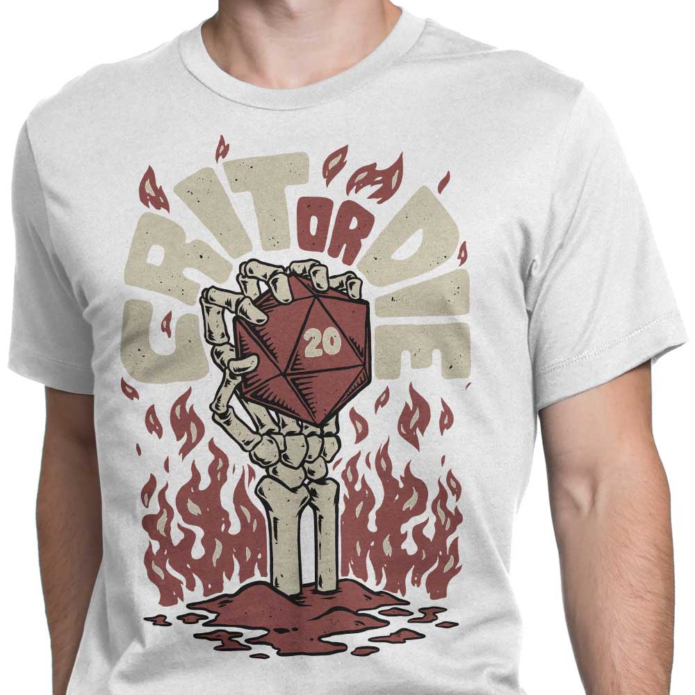 Crit or Die - Men's Apparel T-Shirts, Hoodie, Sweatshirt | CiraTrend.com (Image 4)