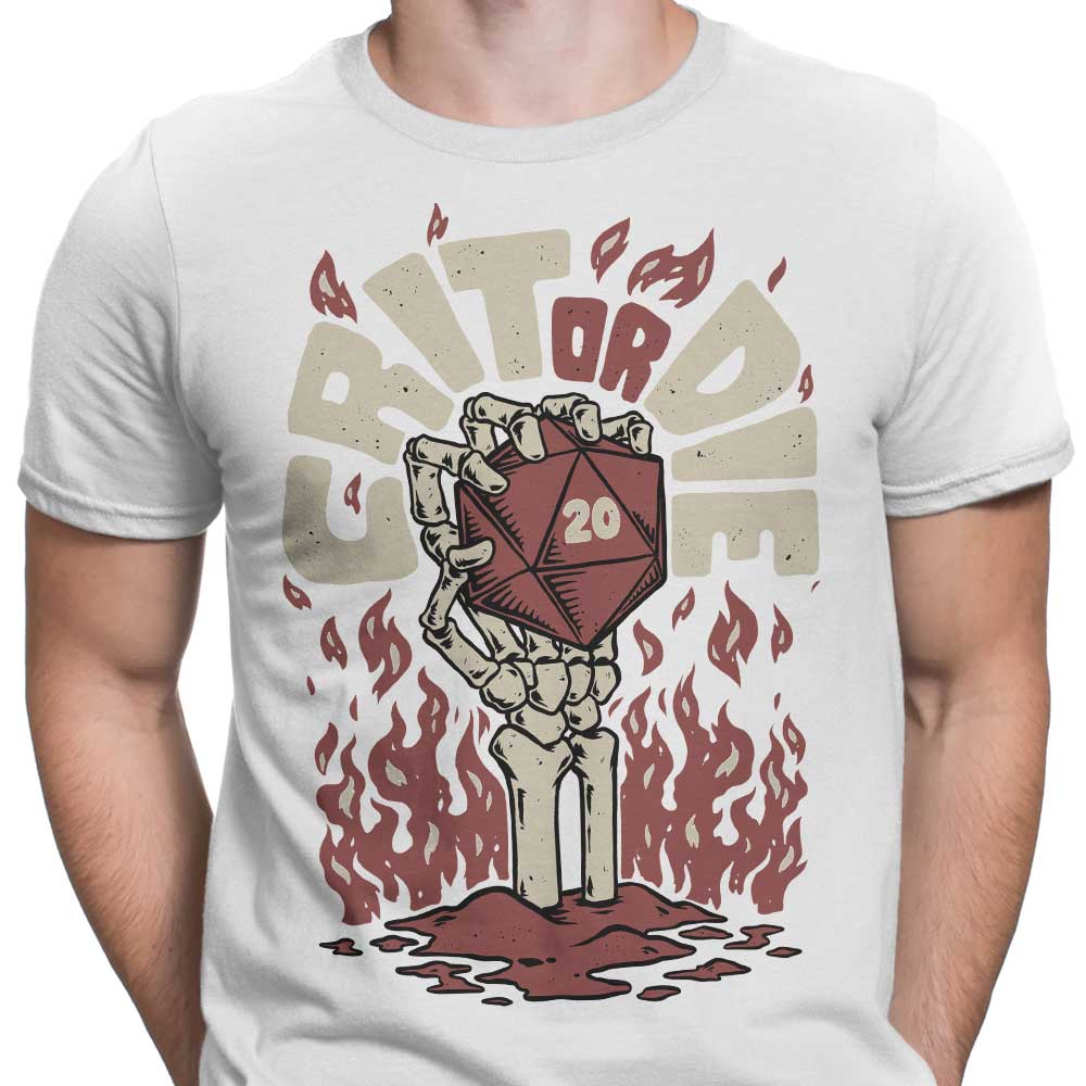 Crit or Die - Men's Apparel T-Shirts, Hoodie, Sweatshirt | CiraTrend.com (Image 5)