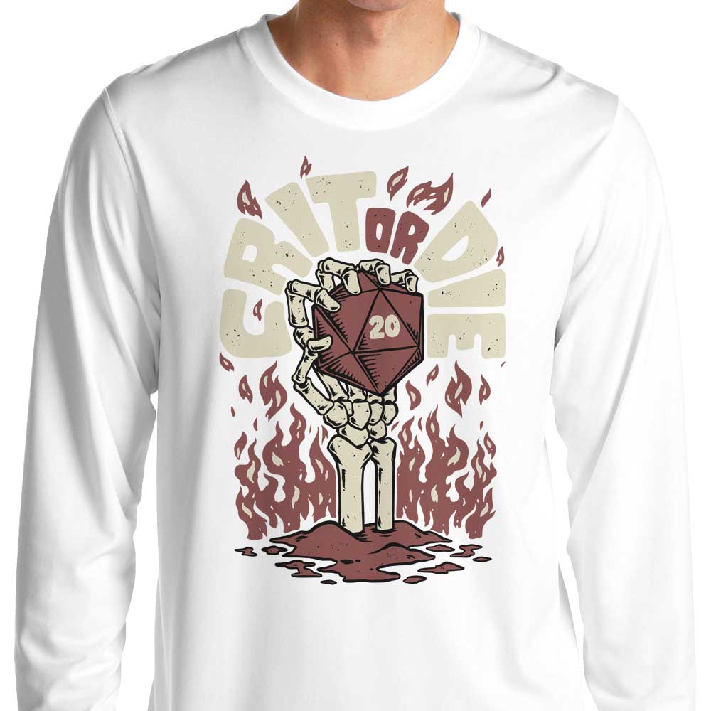 Crit Die Long Sleeve T-Shirts, Hoodie, Sweatshirt