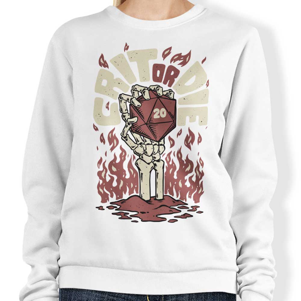 Crit or Die - Sweatshirt T-Shirts, Hoodie | CiraTrend.com (Image 3)