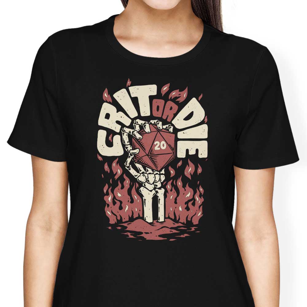 Crit or Die - Women's Apparel T-Shirts, Hoodie, Sweatshirt | CiraTrend.com (Image 3)