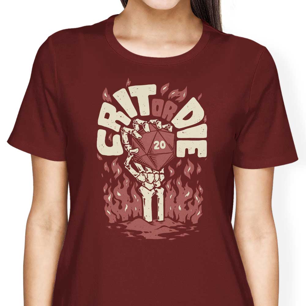 Crit or Die - Women's Apparel T-Shirts, Hoodie, Sweatshirt | CiraTrend.com (Image 5)