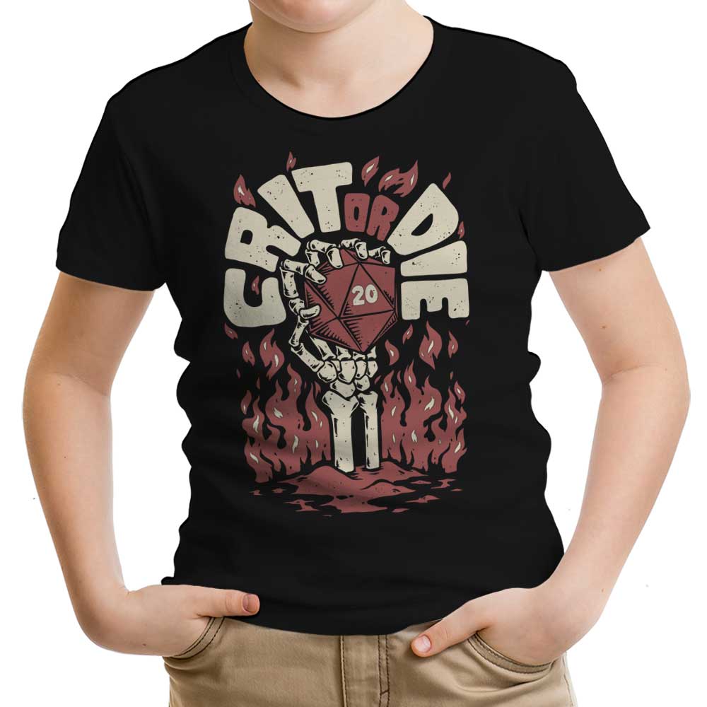 Crit or Die - Youth Apparel T-Shirts, Hoodie, Sweatshirt | CiraTrend.com (Image 1)