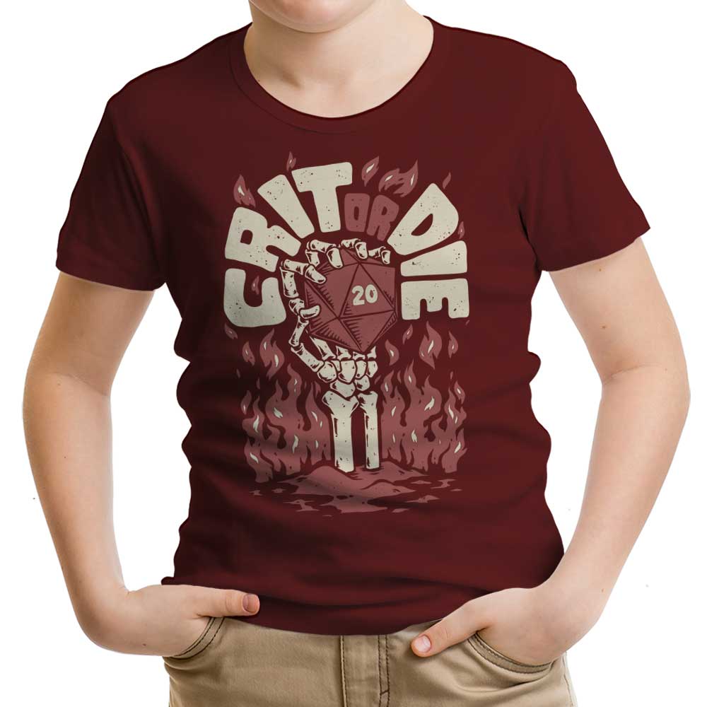 Crit or Die - Youth Apparel T-Shirts, Hoodie, Sweatshirt | CiraTrend.com (Image 4)