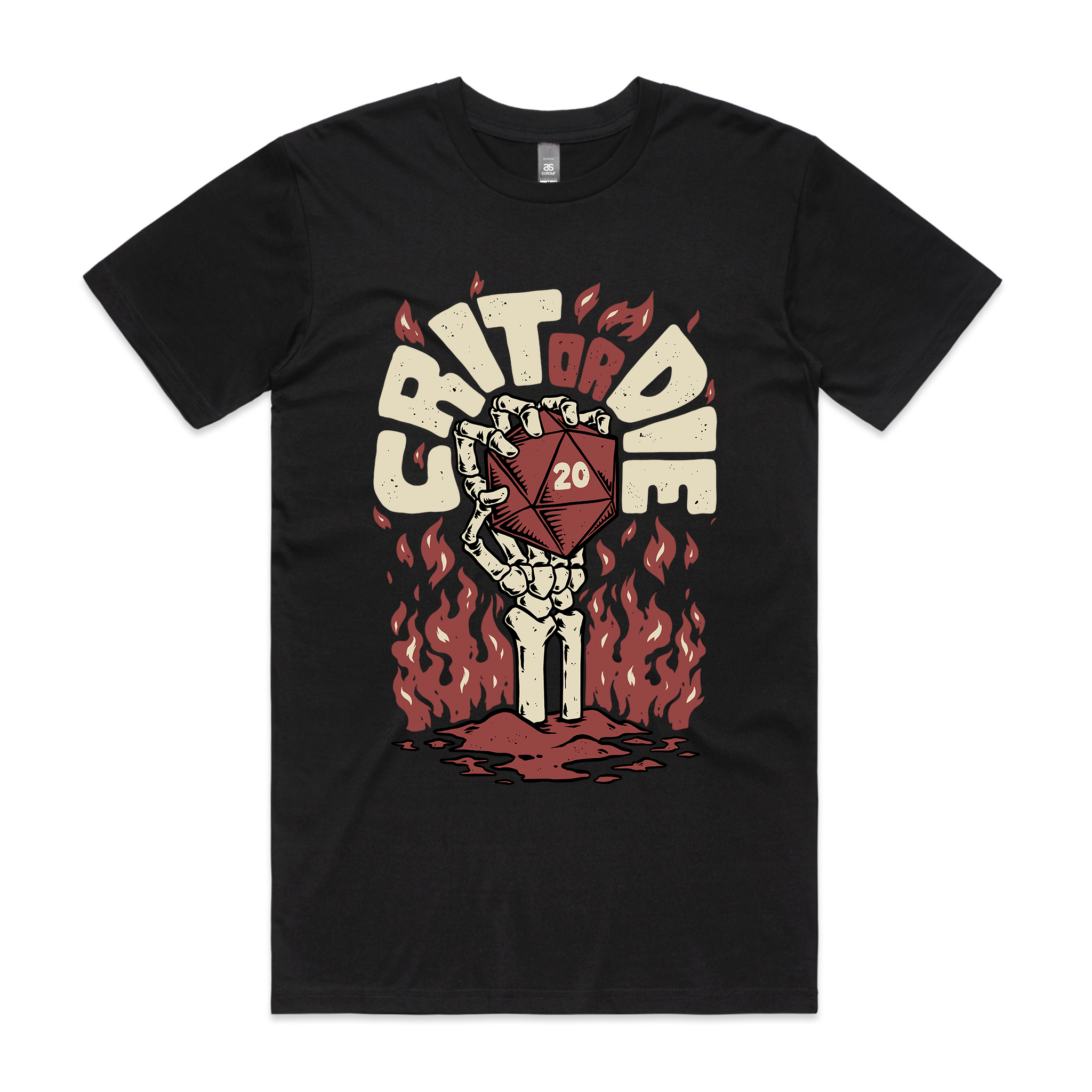 Crit Or Die Tee Hoodie, Sweatshirt | CiraTrend.com (Image 1)