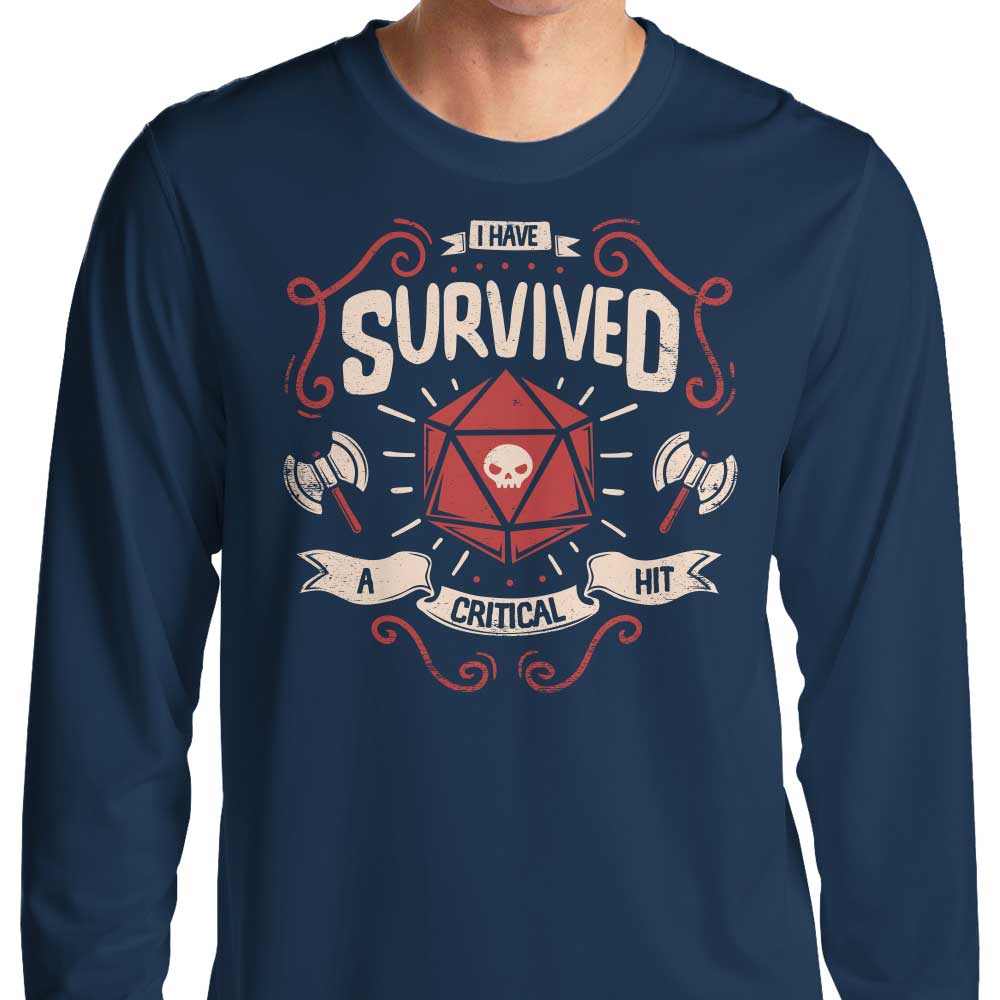 Critical Hit Survivor Long Sleeve T-Shirts, Hoodie, Sweatshirt