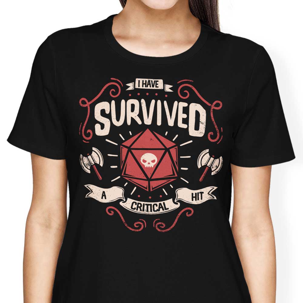 Critical Hit Survivor T-Shirts, Hoodie, Sweatshirt