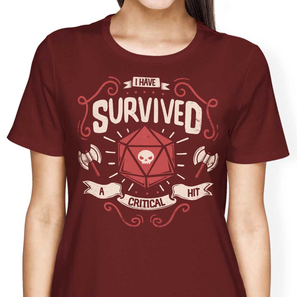 Critical Hit Survivor T-Shirts, Hoodie, Sweatshirt