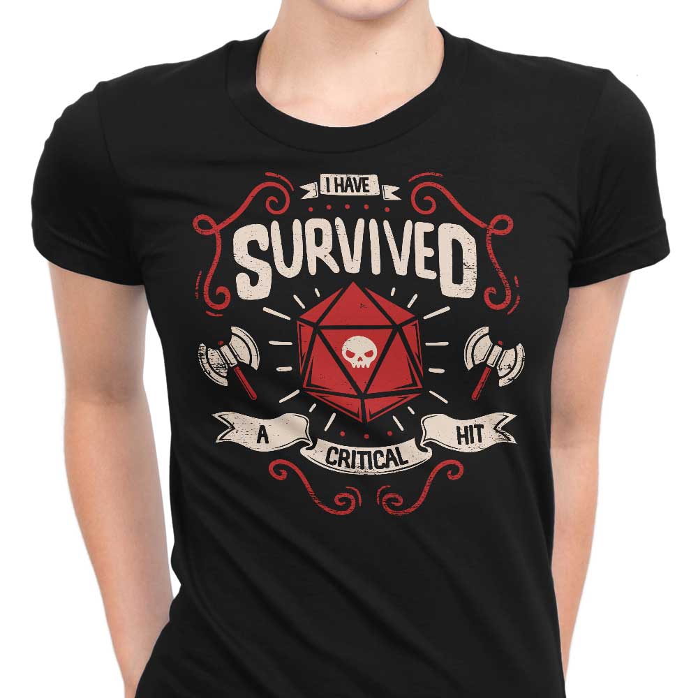 Critical Hit Survivor T-Shirts, Hoodie, Sweatshirt