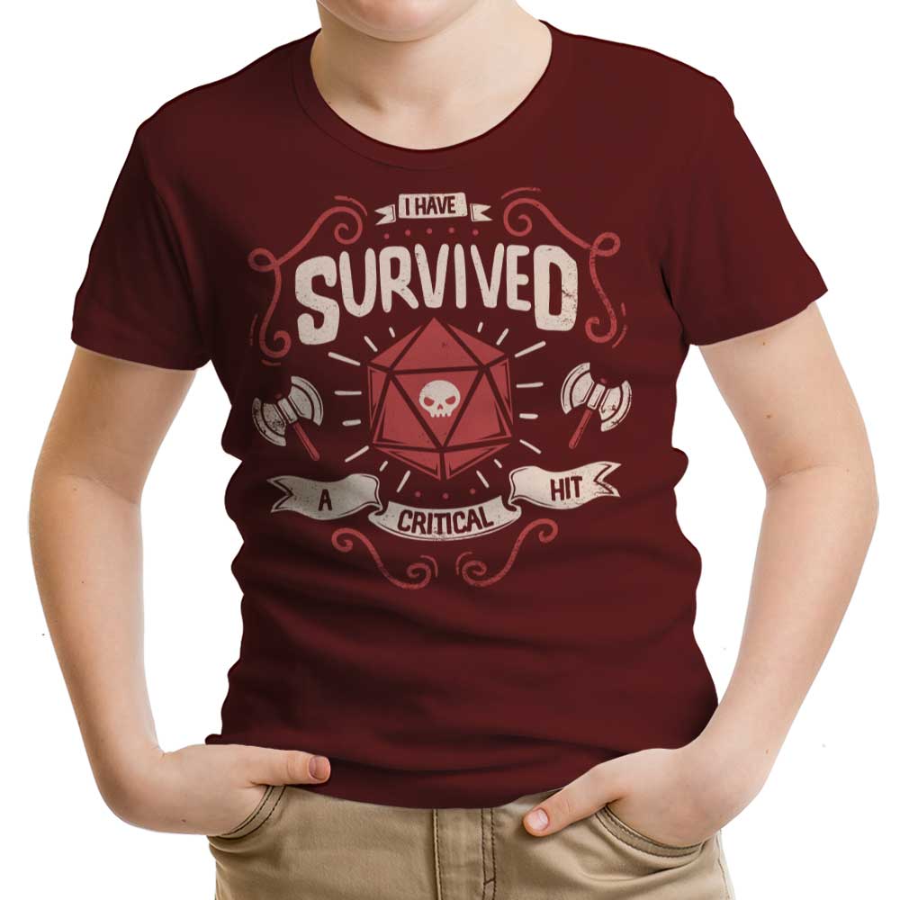 Critical Hit Survivor T-Shirts, Hoodie, Sweatshirt