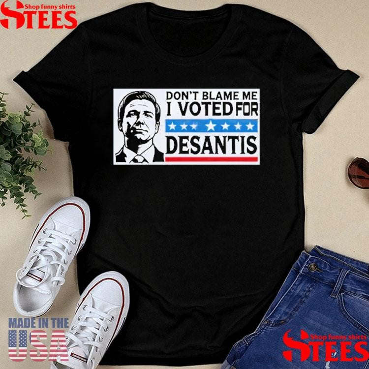 Croaky Caiman Don’t Blame Me I Voted For Desantis T-shirt