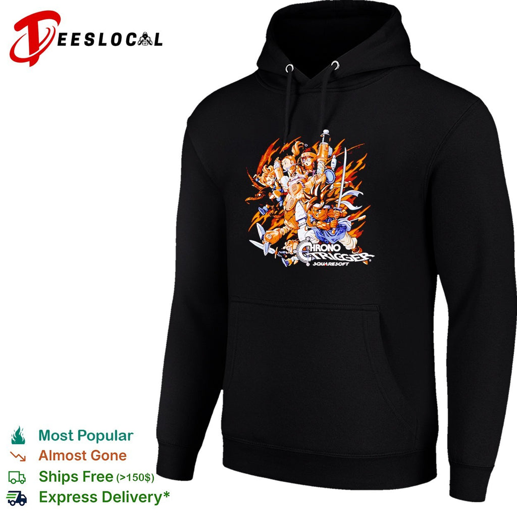Crono Marle Lucca Robo Frog Ayla Magus Chrono Trigger Squaresoft shirt