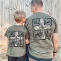 Cross Camo Hunting and Fishing Tee, Adult and Youth Shirt, Perfect for Outdoor Enthusiasts Hoodie, Sweatshirt | CiraTrend.com