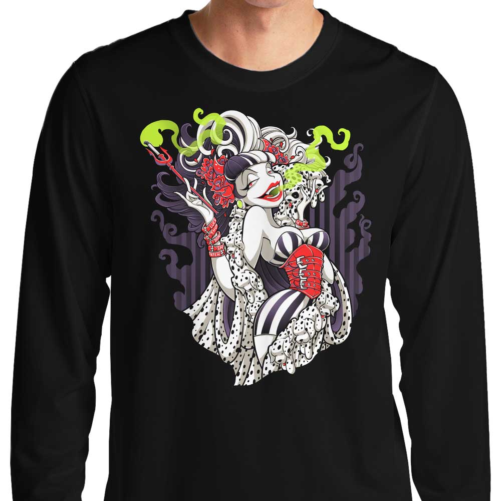 Cruella de Mon - Long Sleeve T-Shirt Hoodie, Sweatshirt | CiraTrend.com (Image 1)