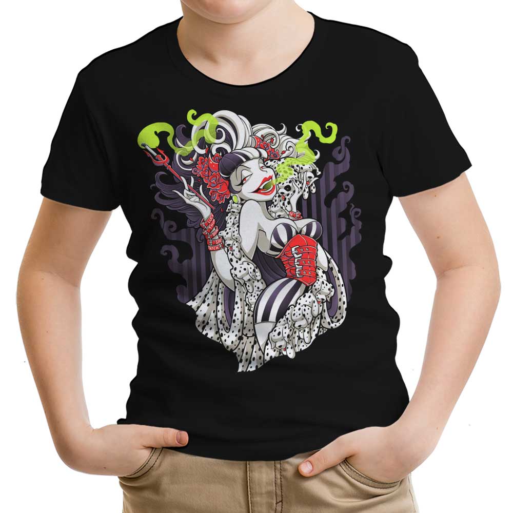 Cruella de Mon - Youth Apparel T-Shirts, Hoodie, Sweatshirt | CiraTrend.com (Image 1)